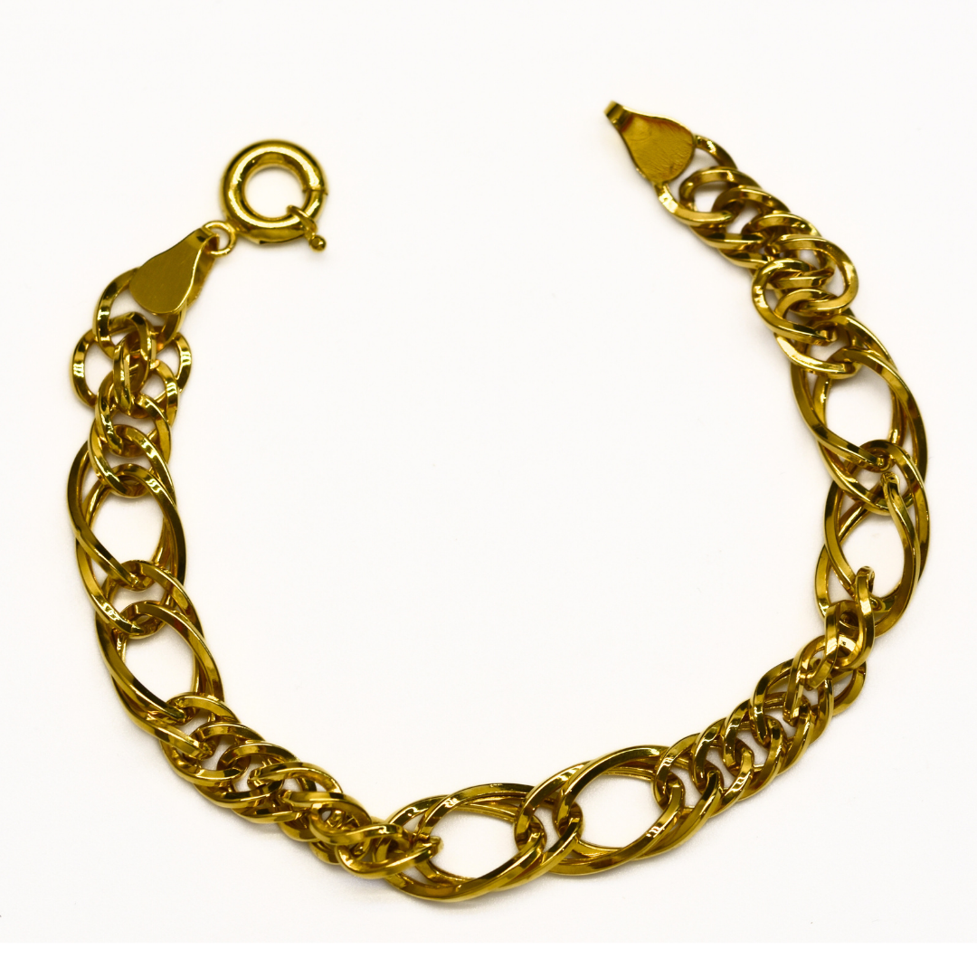 Picture of Figaro Gold Bracelet